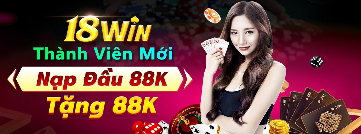18win thành viên mới nhận thưởng