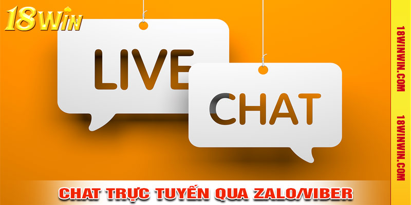 Chat trực tuyến qua Zalo/Viber