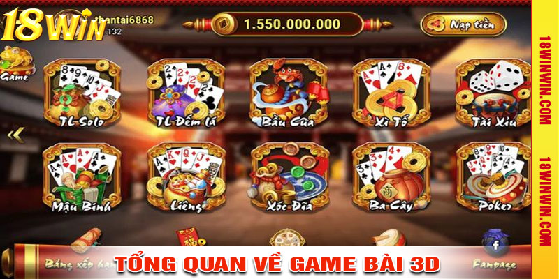 Tổng quan về Game bài 3D